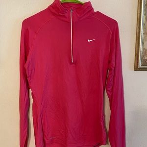 Pink Nike Dri Fit Quarter Zip